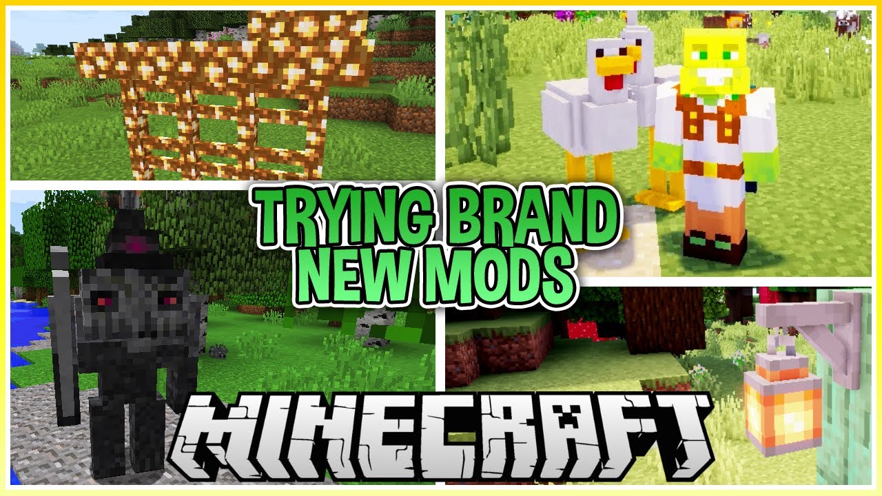 Trying out Brand New Mods in Minecraft!