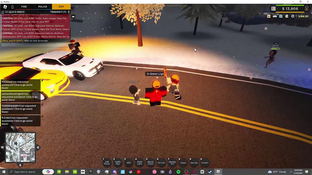 Border Roleplay ERLC Race In Game. Server Code: COCRP