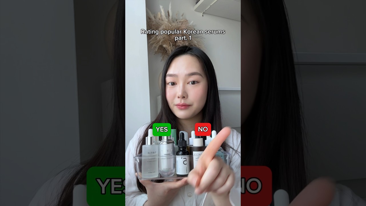 Rating popular Korean serums pt.1 #koreanskincare #kbeauty #serum #skincare #skincaretips