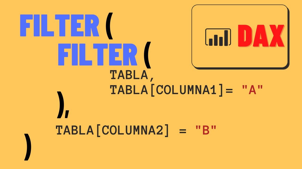 Cómo usar la función DAX FILTER en Power BI