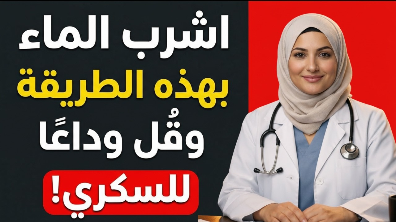 كيف يجب على كبار السن شرب الماء لخفض سكر الدم والوقاية من مرض السكري