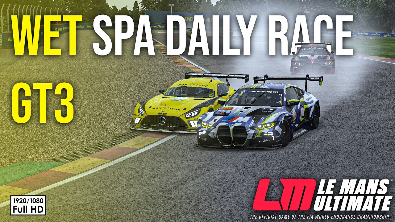 Le Mans Ultimate | Wet Spa Daily Race | Mercedes-AMG LMGT3