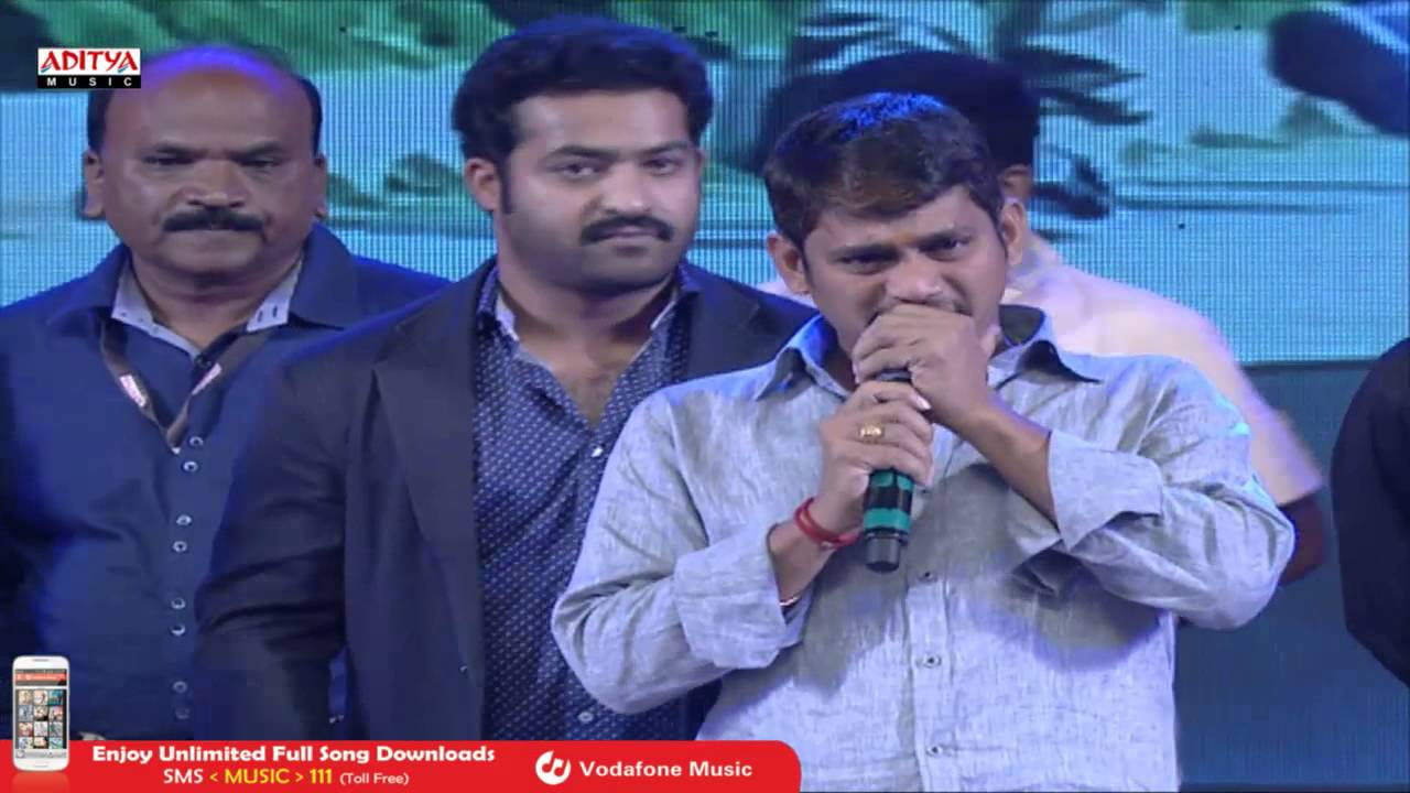 Director Santosh Srinivas Crying on Stage - Emotional Speech @ Rabasa Audio Launch Live - Rabhasa