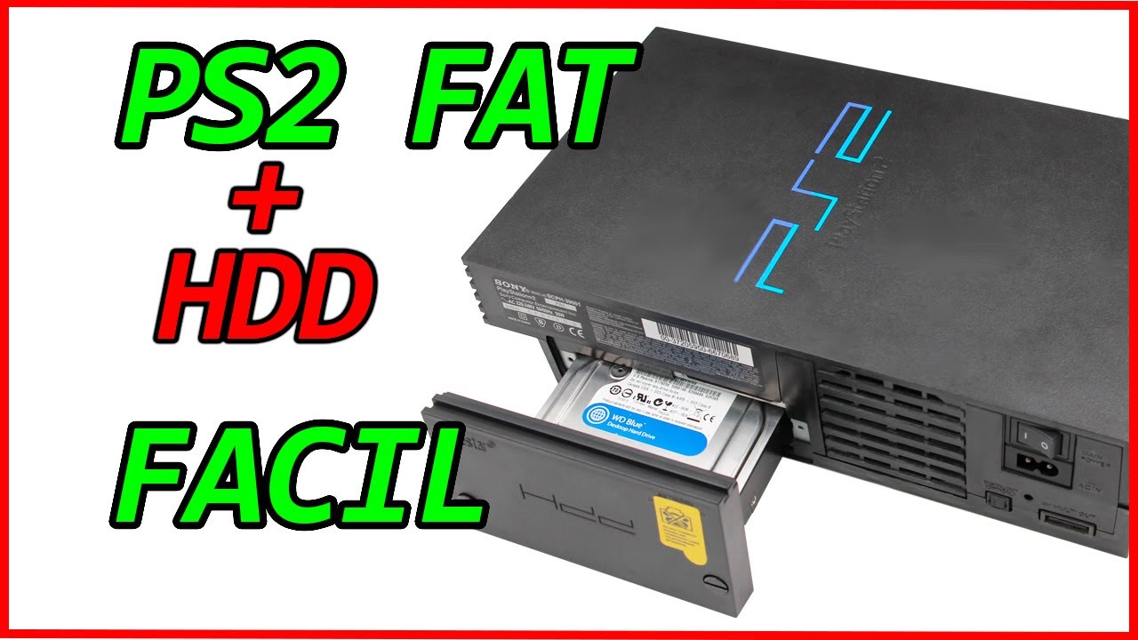 PS2 + DISCO DURO IDE/SATA HDD SIN CHIP NI MEMORY CARD