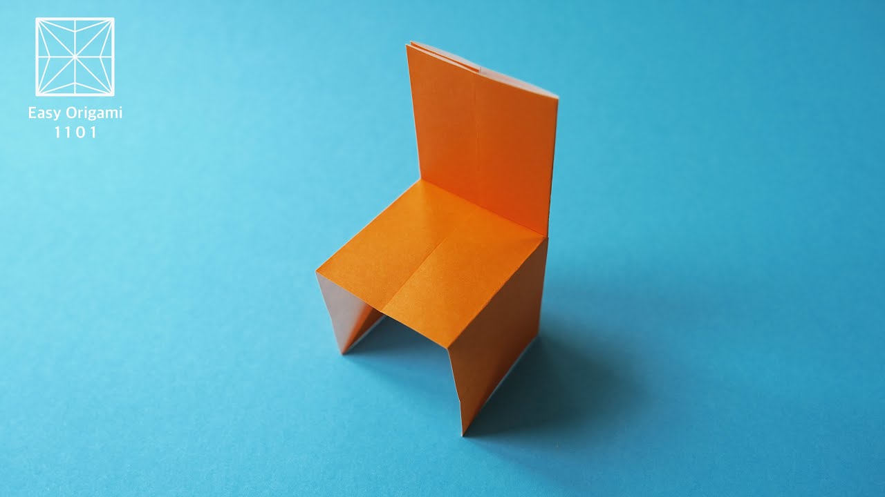 PAPIER STUHL FALTEN