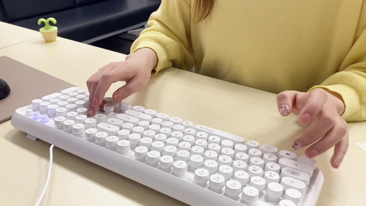 회사에서 같이 일해요#03 무편집 키보드 asmr 사무실에서 일하는 영상 (no cut keyboard asmr working in office)