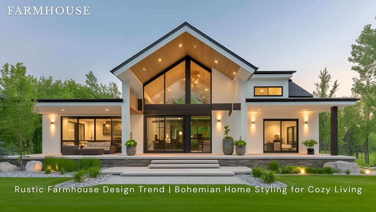 Charming Farmhouse Trend 2026 | Bohemian Interior Design with Warm Rustic Soul