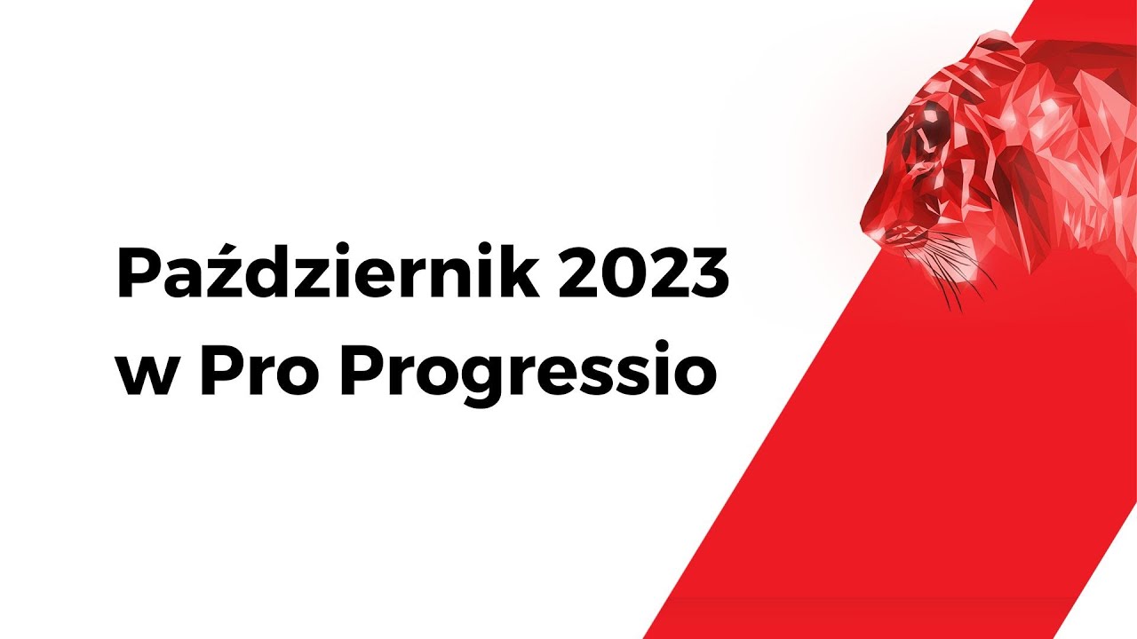 Podsumowanie października 2023 w Pro Progressio