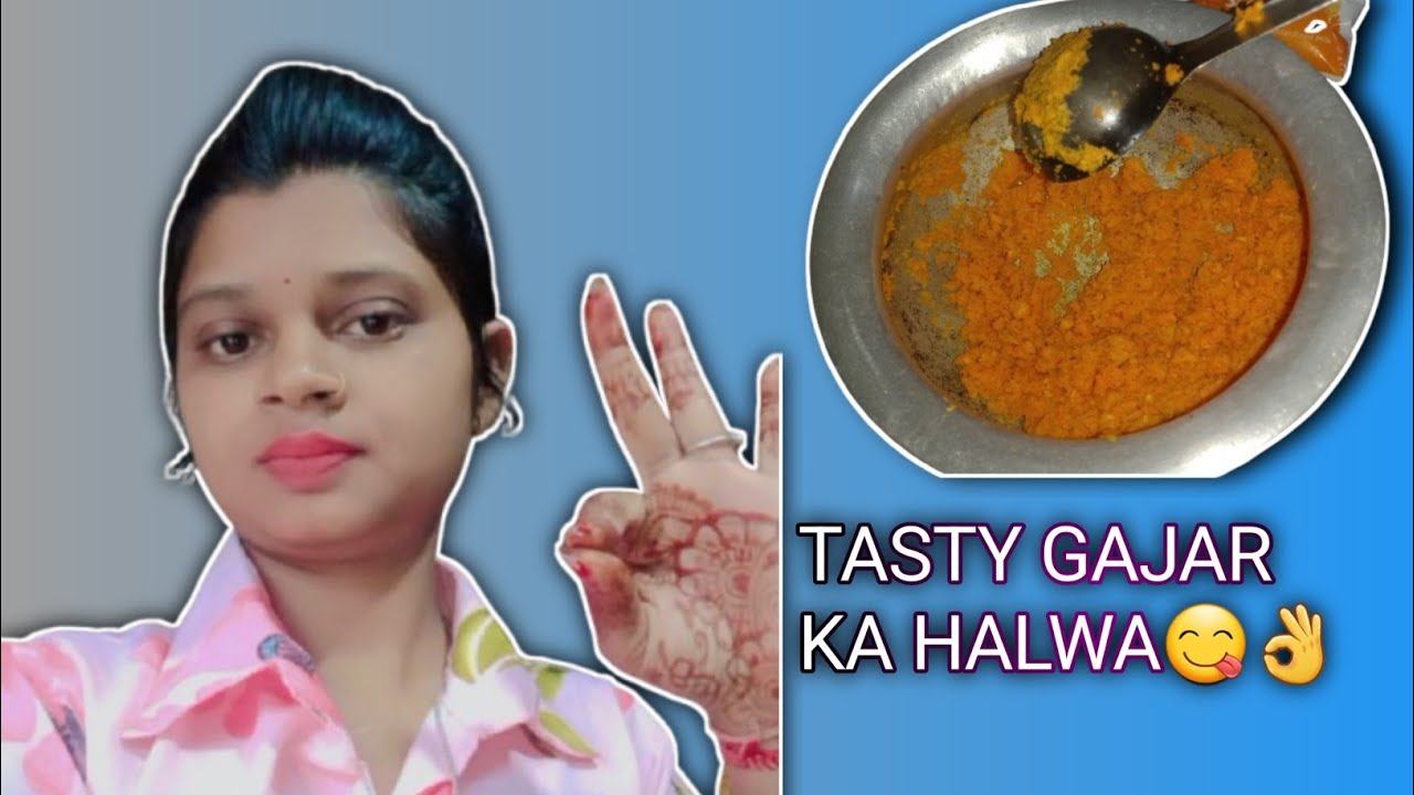 BAHUT TASTY GAJAR KA HALWA HUM BANAYE 👌👌