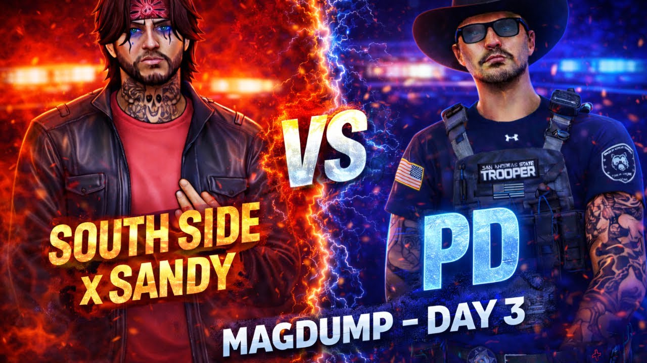 South Side X Sandy vs PD  |  Magdump Day 3 | SoulCity 2.0 by EchoRP #lifeinsoulcity