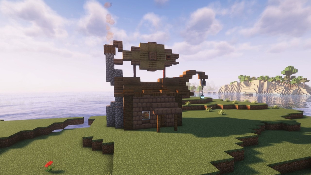 🎣 I Built the Perfect Fisherman’s House in Minecraft!