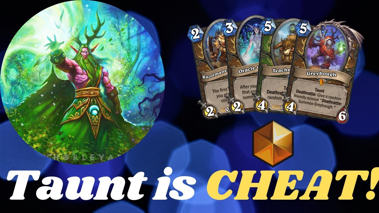Taunt Druid Is The Best AGGRO Deck In The Meta | Legend Hearthstone