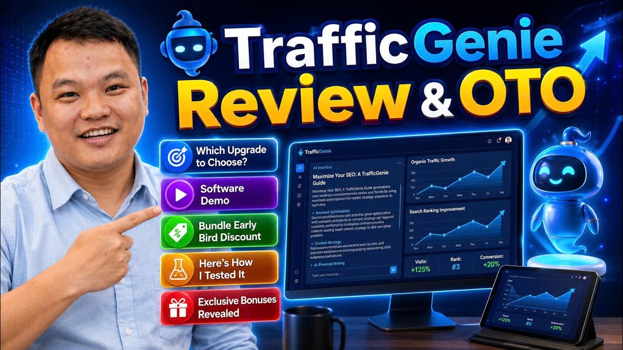 TrafficGenie OTO Checked: Which Upgrade To Get ⁉️ Traffic Genie Bundle & OTO Review + Handy Bonuses