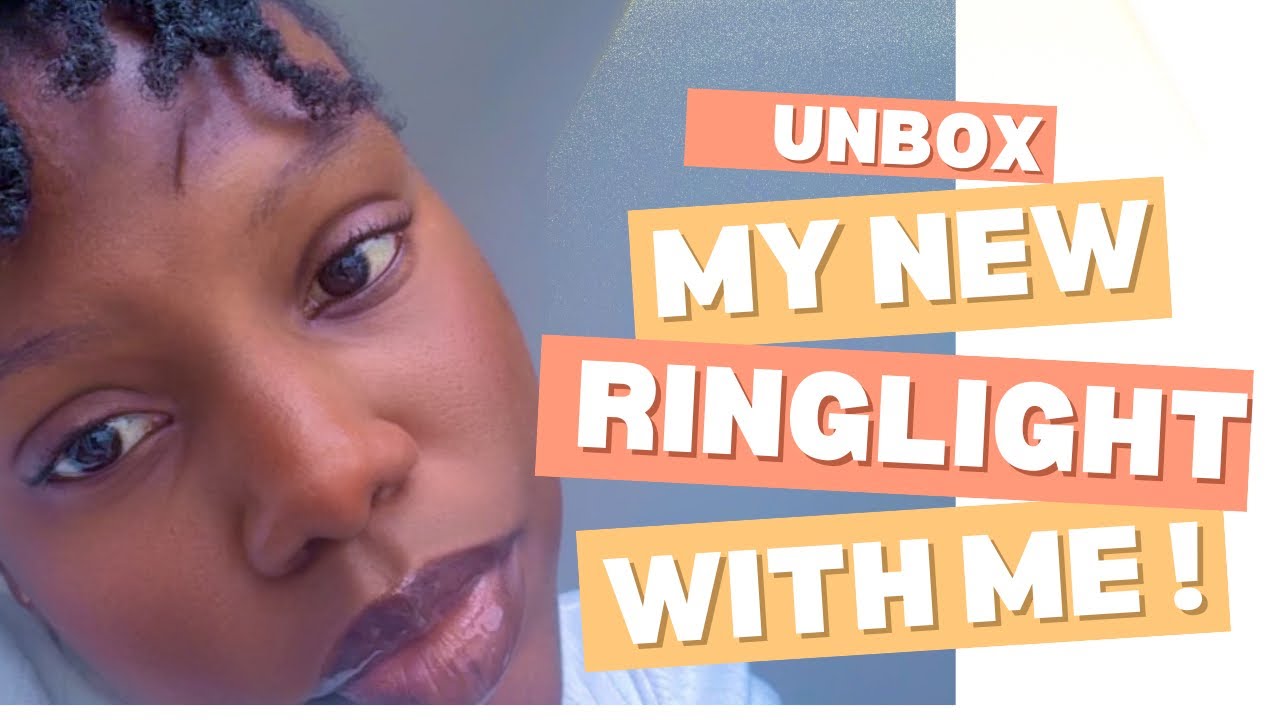 Finally upgrading my setup! New ring light unboxing 