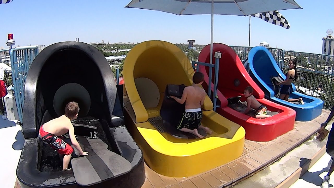Aqua Drag Racer Water Slide at Wet 'n Wild Orlando