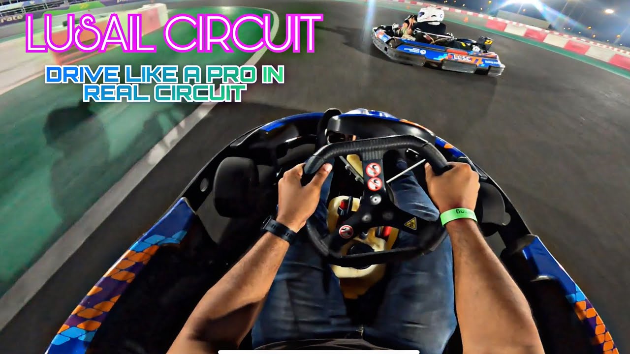 My First time in a pro circuit track!! Go carting in Lusail Doha Qatar! #malayalam #qataryoutuber