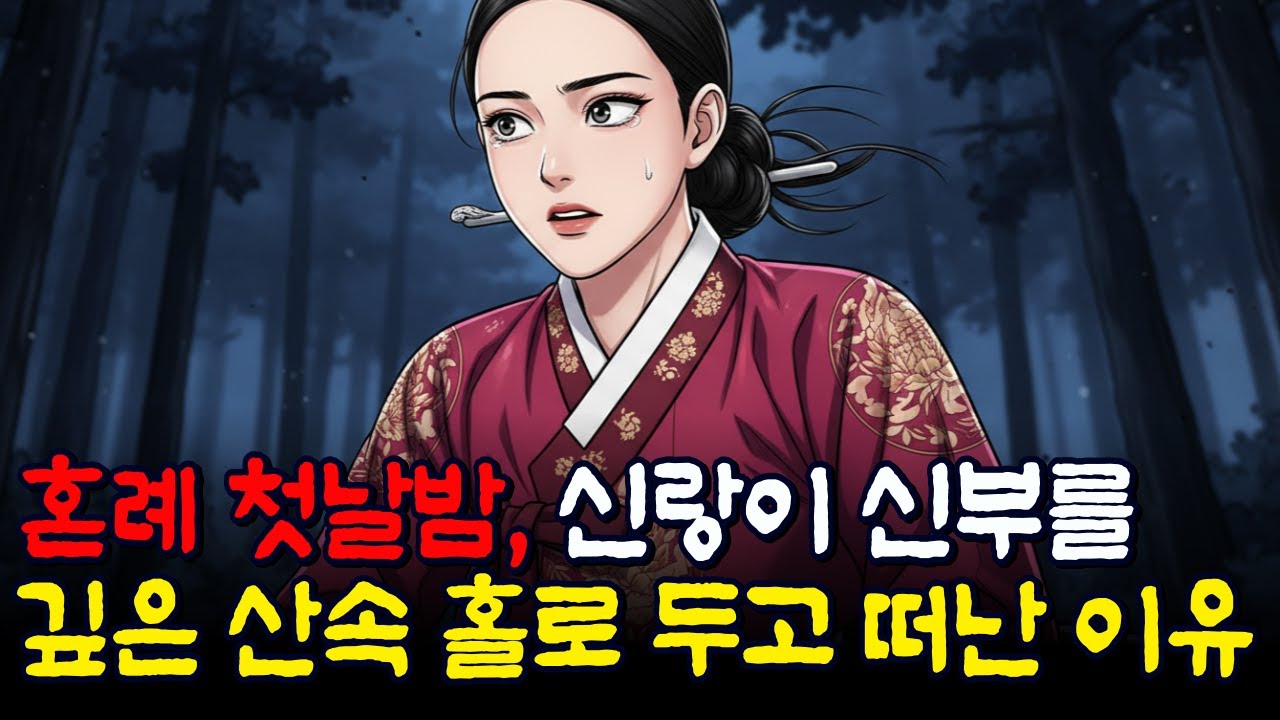 혼례 첫날밤, 신랑이 신부를 깊은 산속에 홀로 남겨두고 간 이유