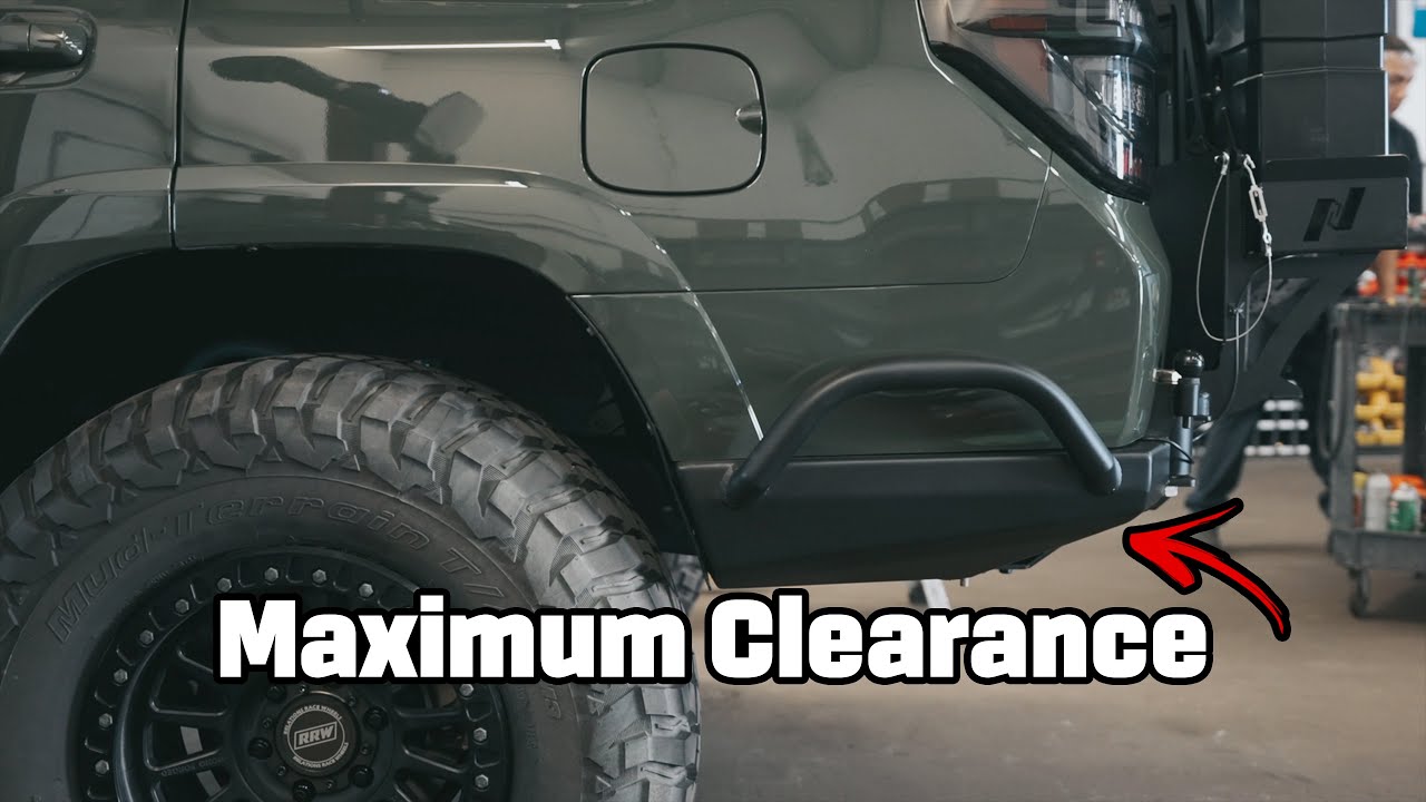 Want the Highest Clearance Rear Bumper? This IS It! Nguyen Works 5G 4Runner Bumper