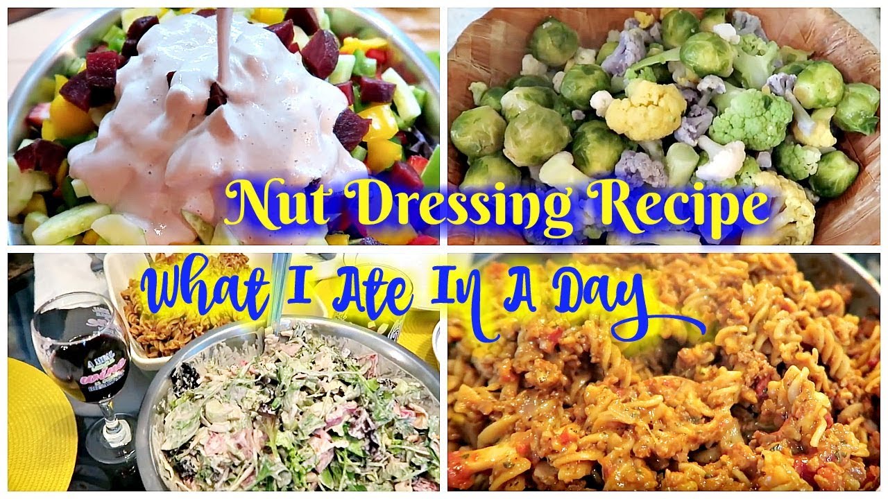Vegan Nut Dressing Recipe & What I Ate On Mother's Day