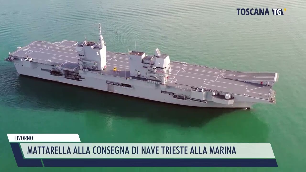 2024-12-07 LIVORNO - MATTARELLA ALLA CONSEGNA DI NAVE TRIESTE ALLA MARINA