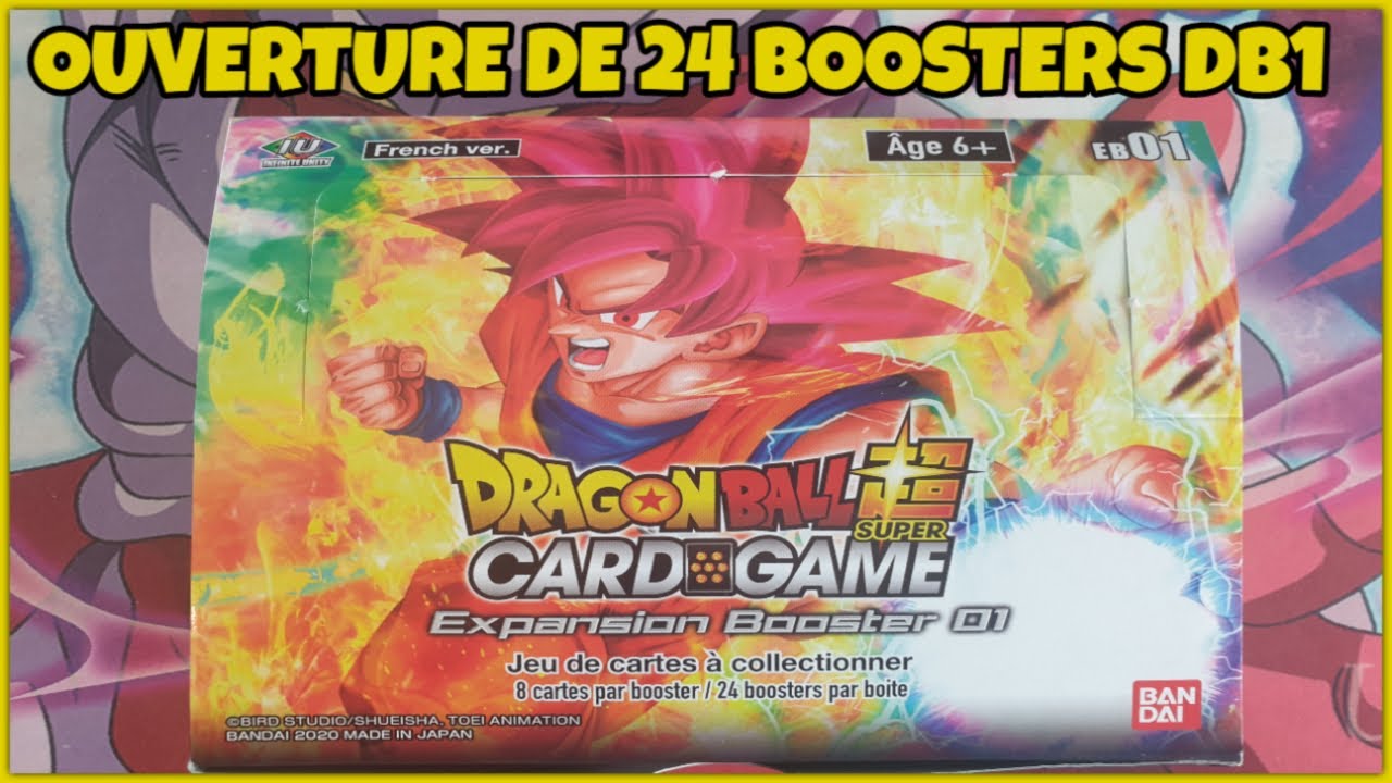 OUVERTURE DISPLAY/24 BOOSTERS DB1 EXPANSION BOOSTER 01 - DRAGON BALL SUPER CARD GAME