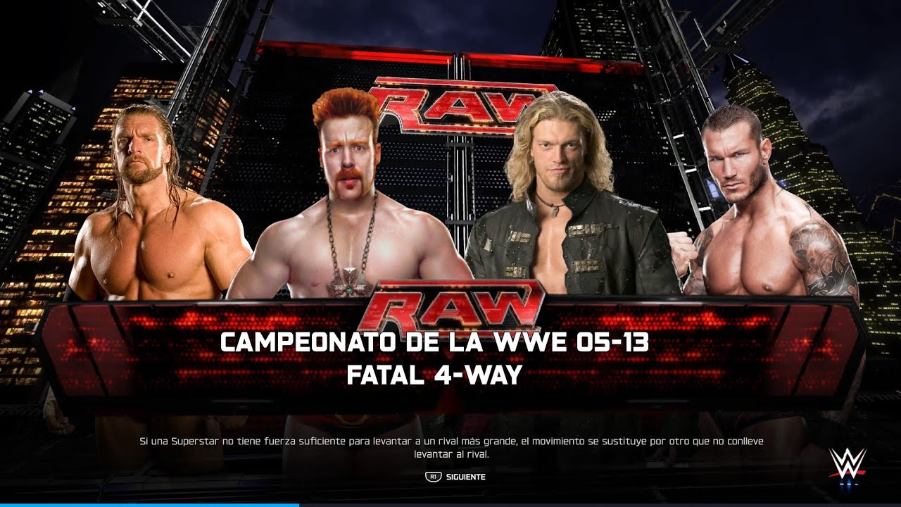 WWE 2K25 - TRIPLE H vs SHEAMUS vs EDGE vs RANDY ORTON - WWE CHAMPIONSHIP: RAW | PS5 - GAMEPLAY
