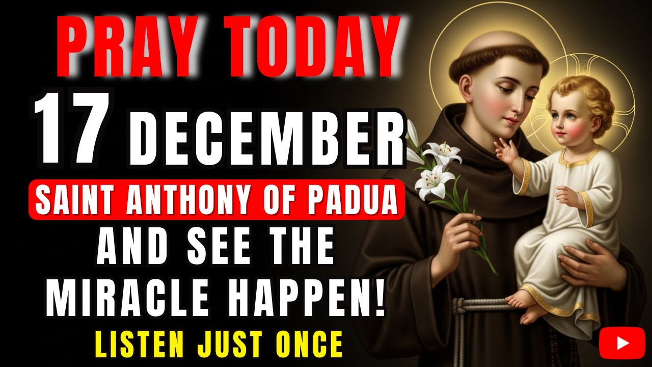 💖 SAINT ANTHONY OF PADUA – 3-MINUTE MIRACLE PRAYER 🙏 RECEIVE YOUR BLESSING TODAY!