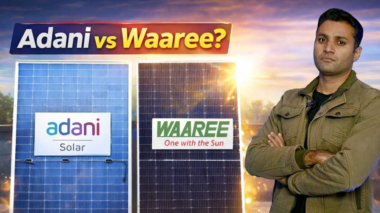 Adani Solar Panel vs Waaree solar panel | Adani vs Waaree solar panels | Best solar panels 2026