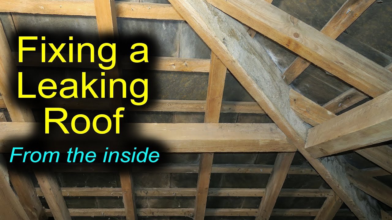 How to Fix a Slate Roof Leak from Inside (No Underlay)
