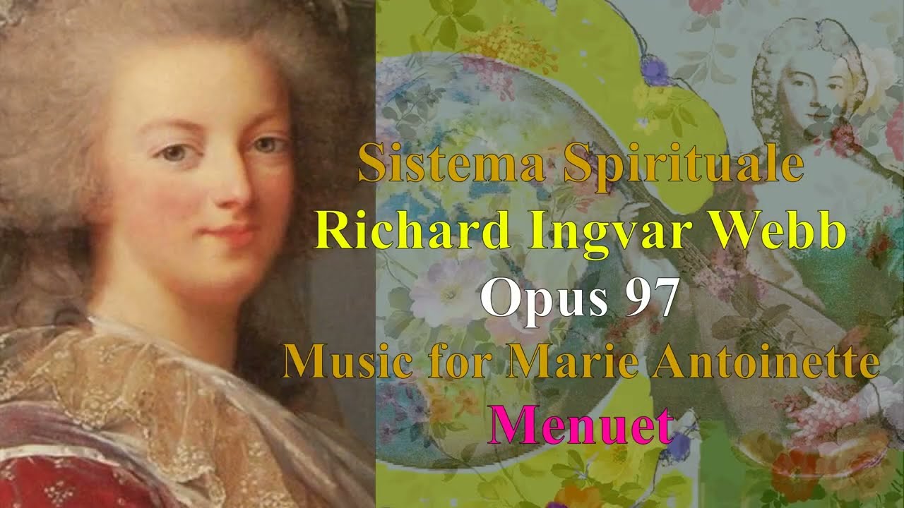 MENUET FOR  MARIE. By Richard Ingvar Webb