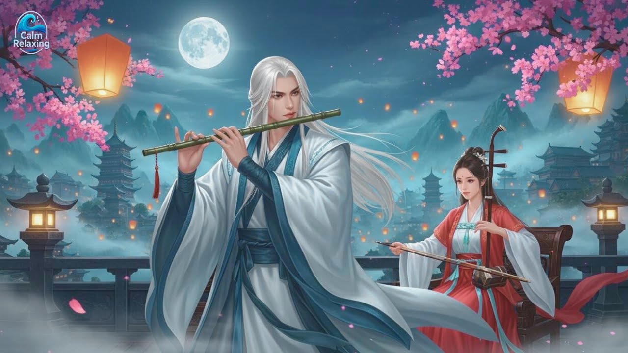 Flute & Guzheng: Ancient Mountain Melodies | Soothing Music to Ease Stress