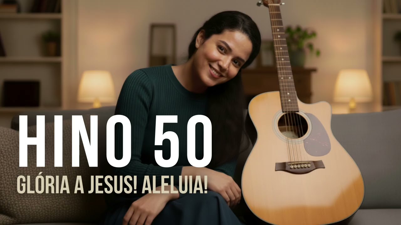 HINO 50 CCB CANTADO por Stella Meireles - Glória a Jesus! Aleluia!