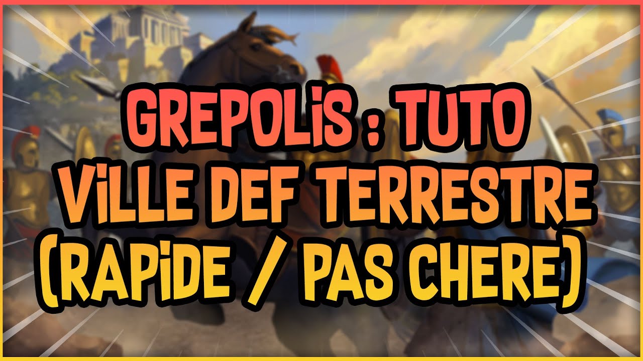 Grepolis : TUTO Ville défense RAPIDE et PAS CHÈRE