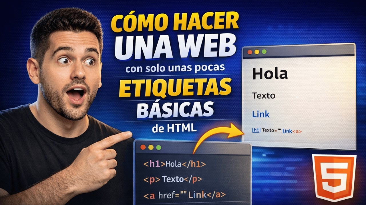 Cómo hacer una web con las etiquetas básicas de HTML