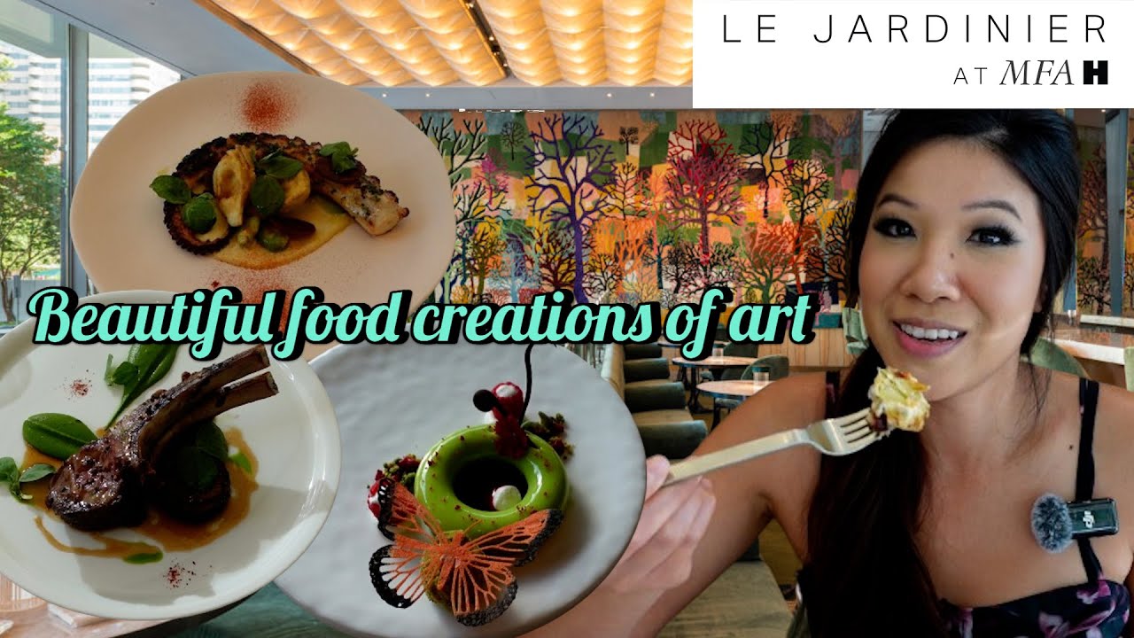 French Restaurant so fancy I forgot I was right handed | Le Jardinier Houston TX B-Day Dinner