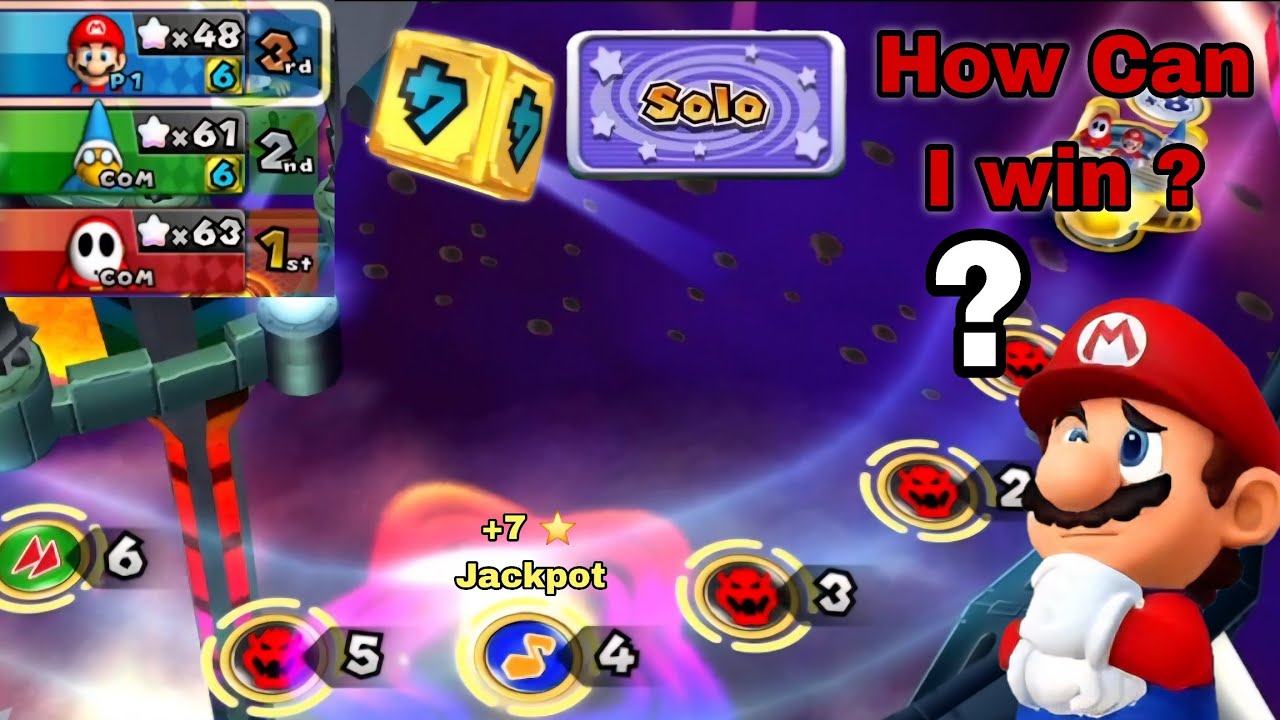 Mario Party 9 - Solo Mode - Mario vs Shy Guy vs MagiKoopa - Bowser Station How Can I win this game ?