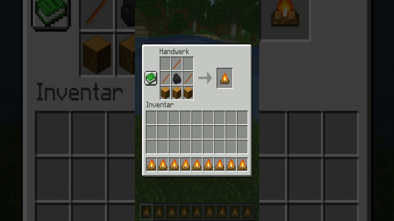 Minecraft Lagerfeuer Craften Tutorial