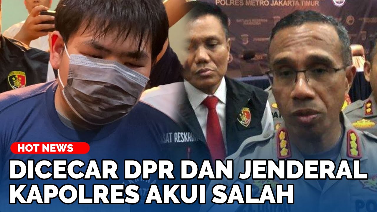Tunggu Jenderal Turun Tangan, Kapolres Jaktim Akhirnya Akui Lamban Tangkap Anak Bos Roti