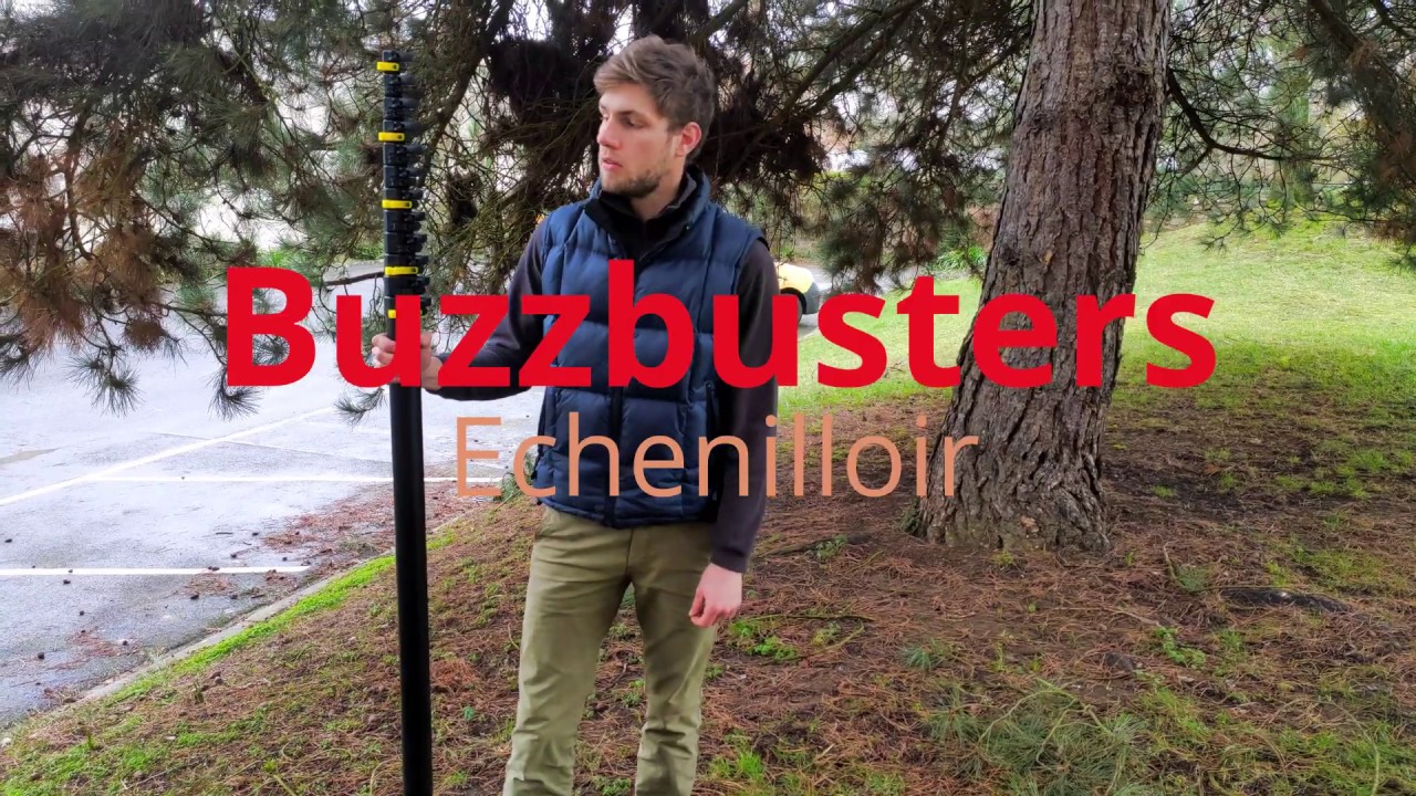 Échenilloir Chenille processionnaire perche télescopique Buzzbusters 3K