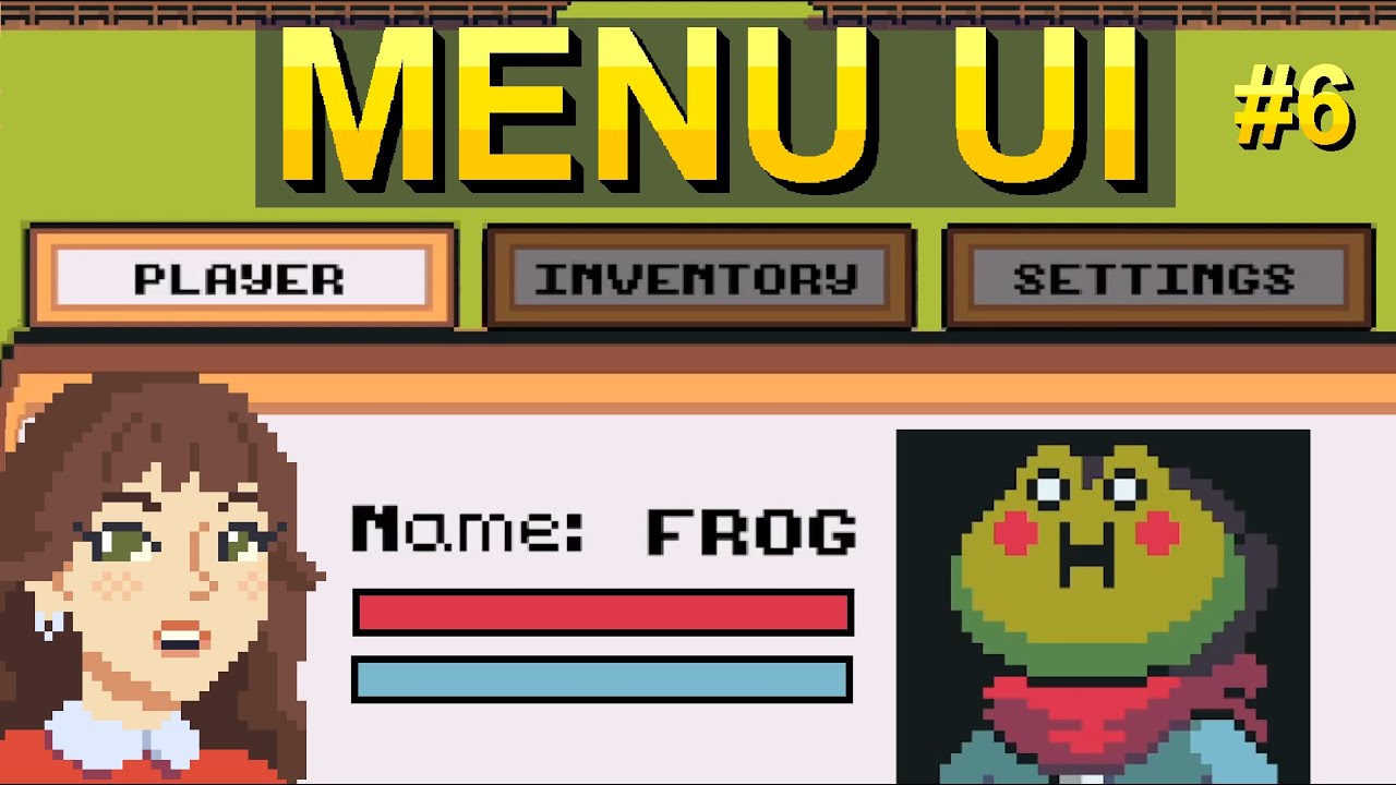 Menu UI with Tab Switching - Top Down Unity 2D #6
