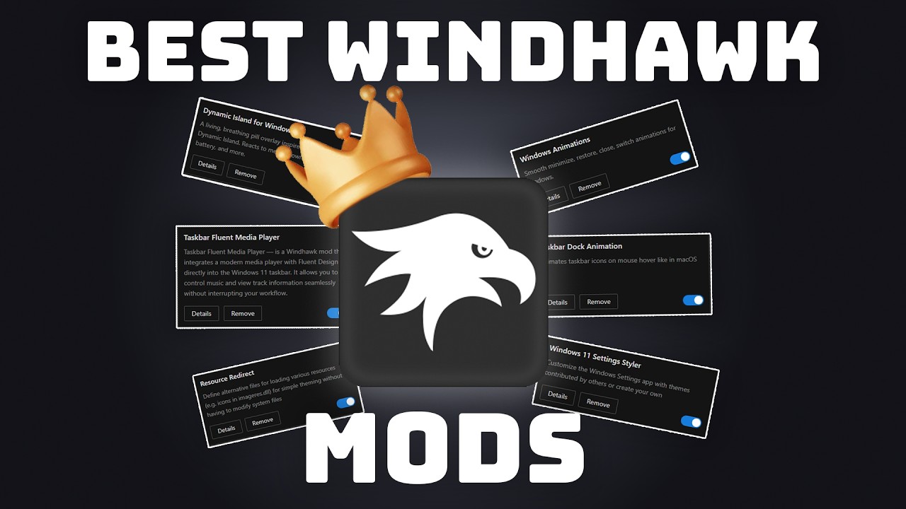 The absolute best Windows 11 mods in 2026 according to our community!