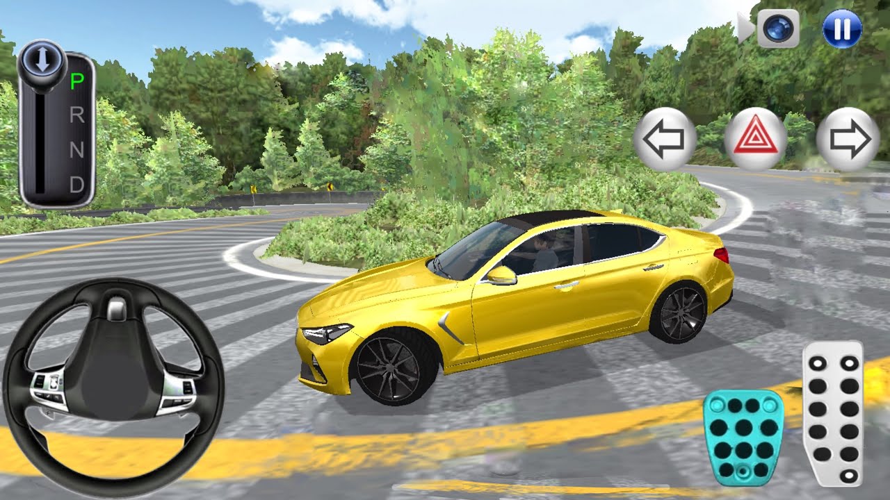 New Golden Car -3D Driving Class New Update 2026-Android Gameplay CarGame