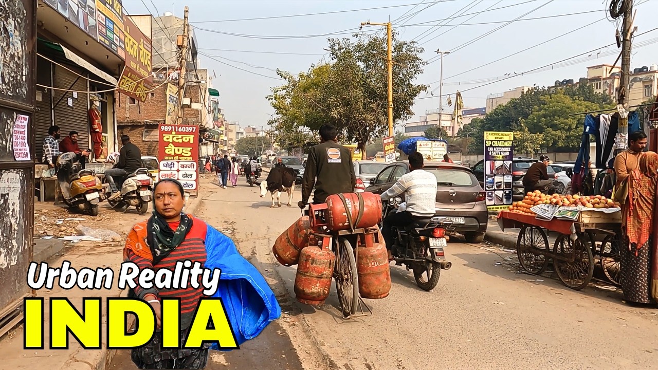 Inside Real India 🇮🇳 | Extreme Urban Street Life in 4K HDR (No Commentary Documentary)
