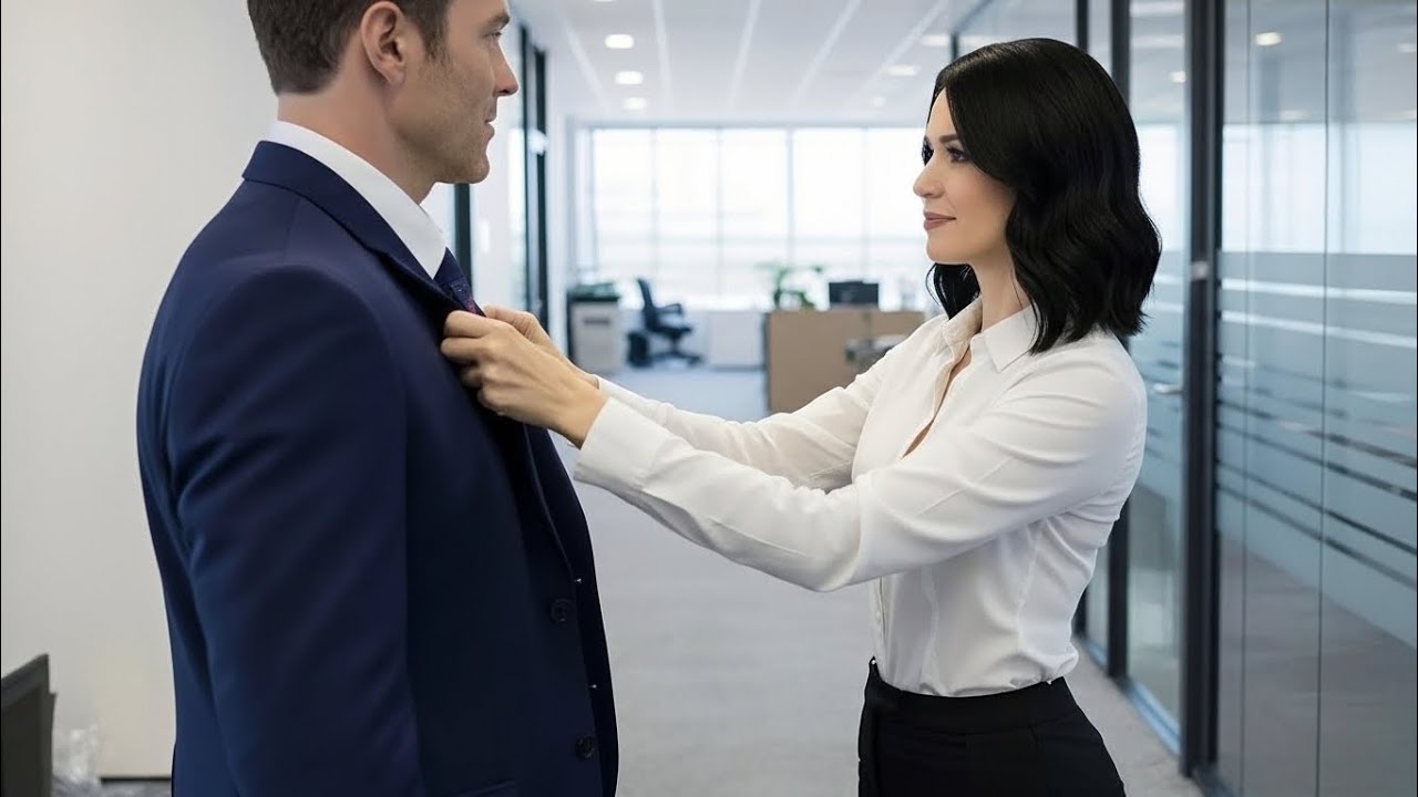 My CEO Was Fixing My Tie -Then She Whispered, “Stop Staring at My Lips Like That…Or I Can’t.