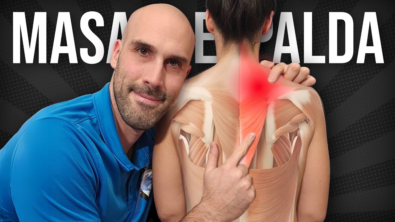 Como hacer un MASAJE de ESPALDA, CUELLO y HOMBROS