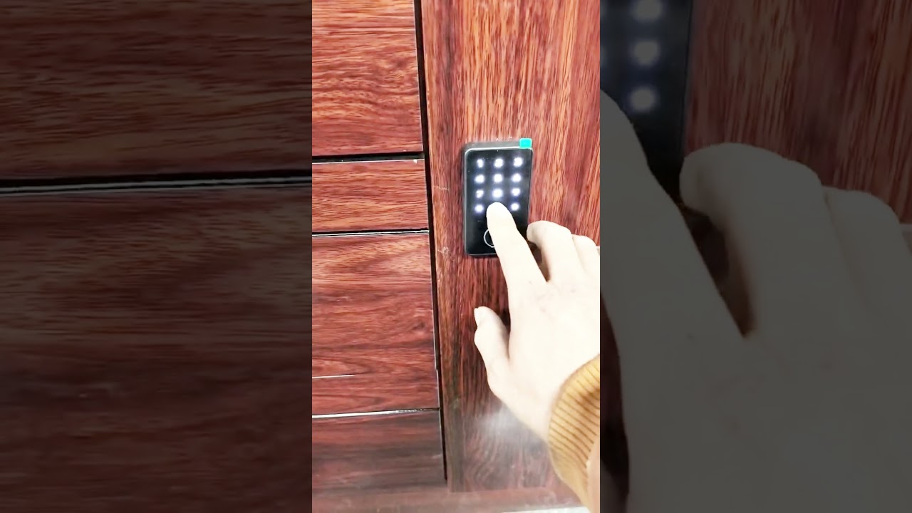 Cabinet smart lock fingerprint & passcode unlocks #homesafety #home #smartlocksystems #smartphone