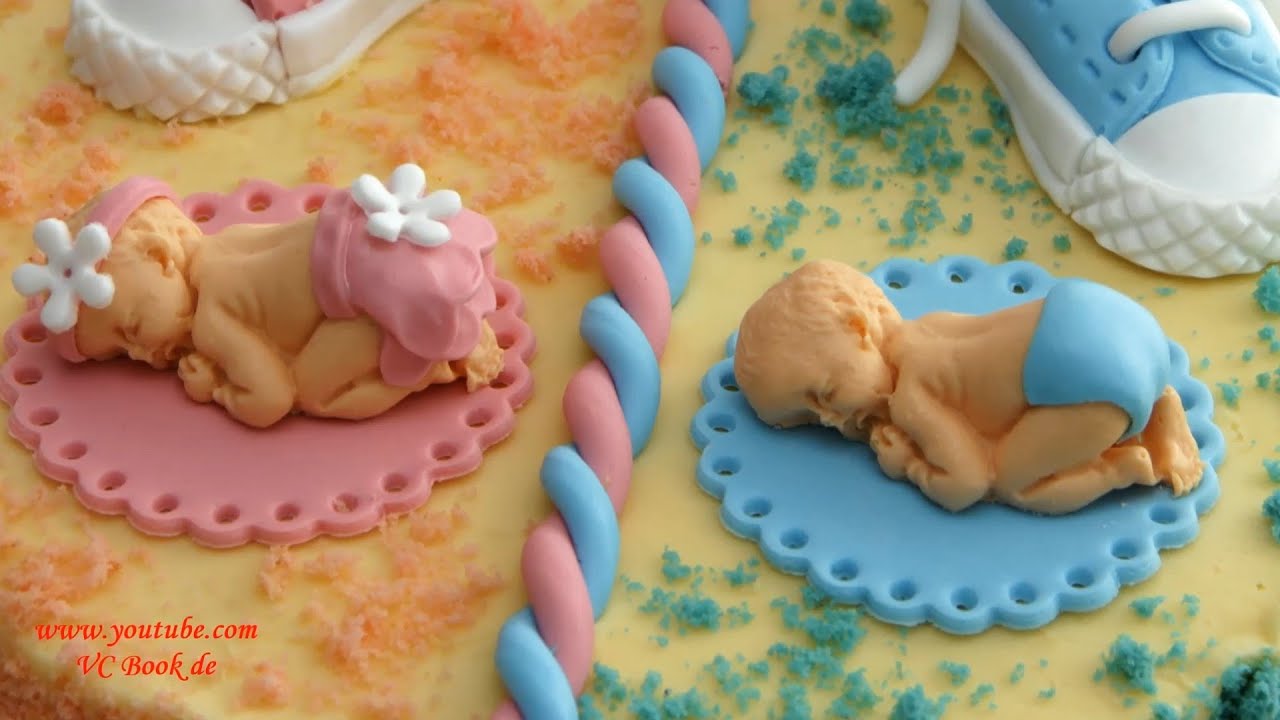 Fondant Baby / Mädchen und Junge / Boy & Girl / Tortendekoration / BABY Cake Topper