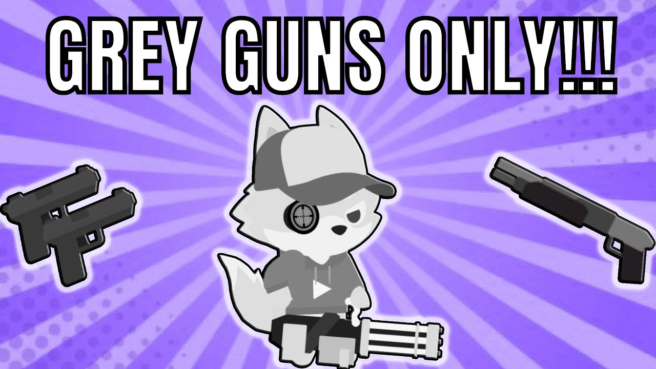 GREY GUNS *ONLY* CHALLENGE!!! | Super Animal Royale