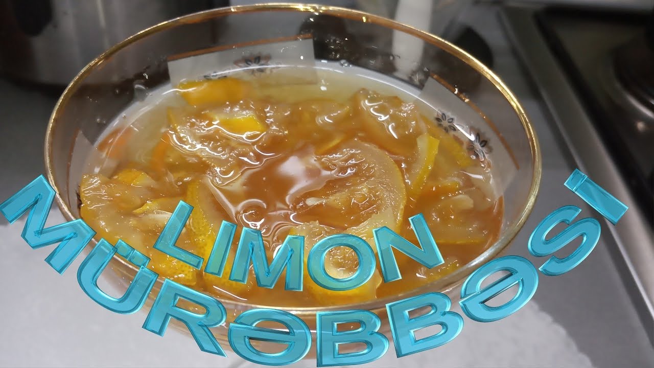 🍋Evde dadli Limon murebbesi hazirlanmasi qaydasi-Bizim Metbex