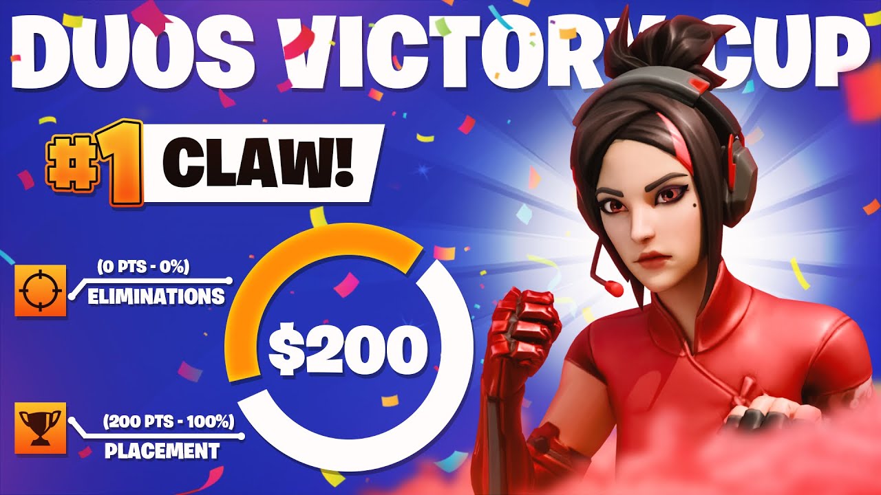 HOW I WON 400$ IN DUO VICTORY CUP FINALS ON CONSOLE (400$)